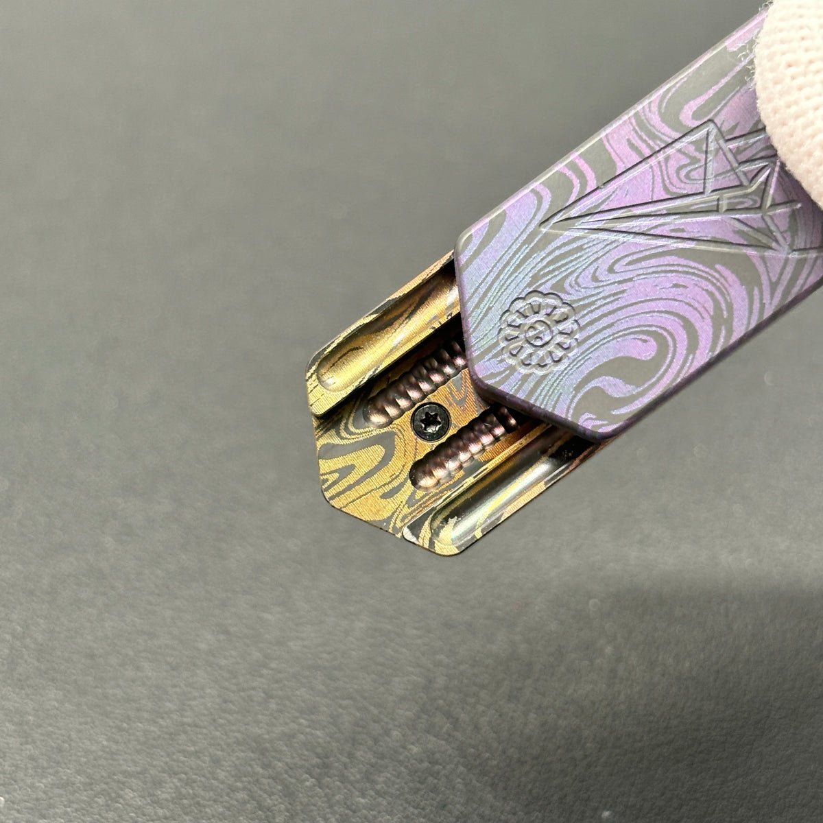Plane Zirconium Engraved