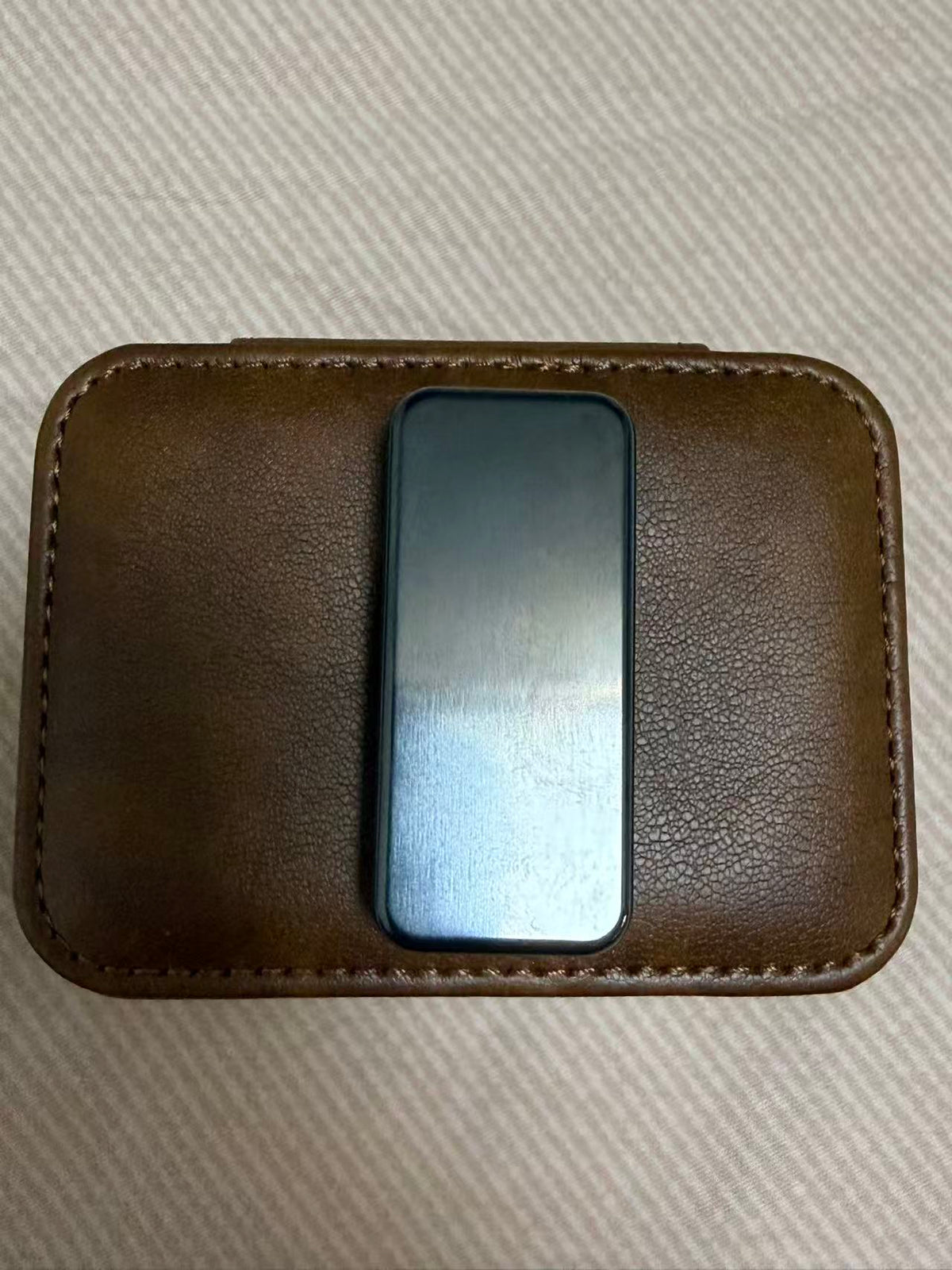 Brocade & Azure Paperweight Zirconium Polished