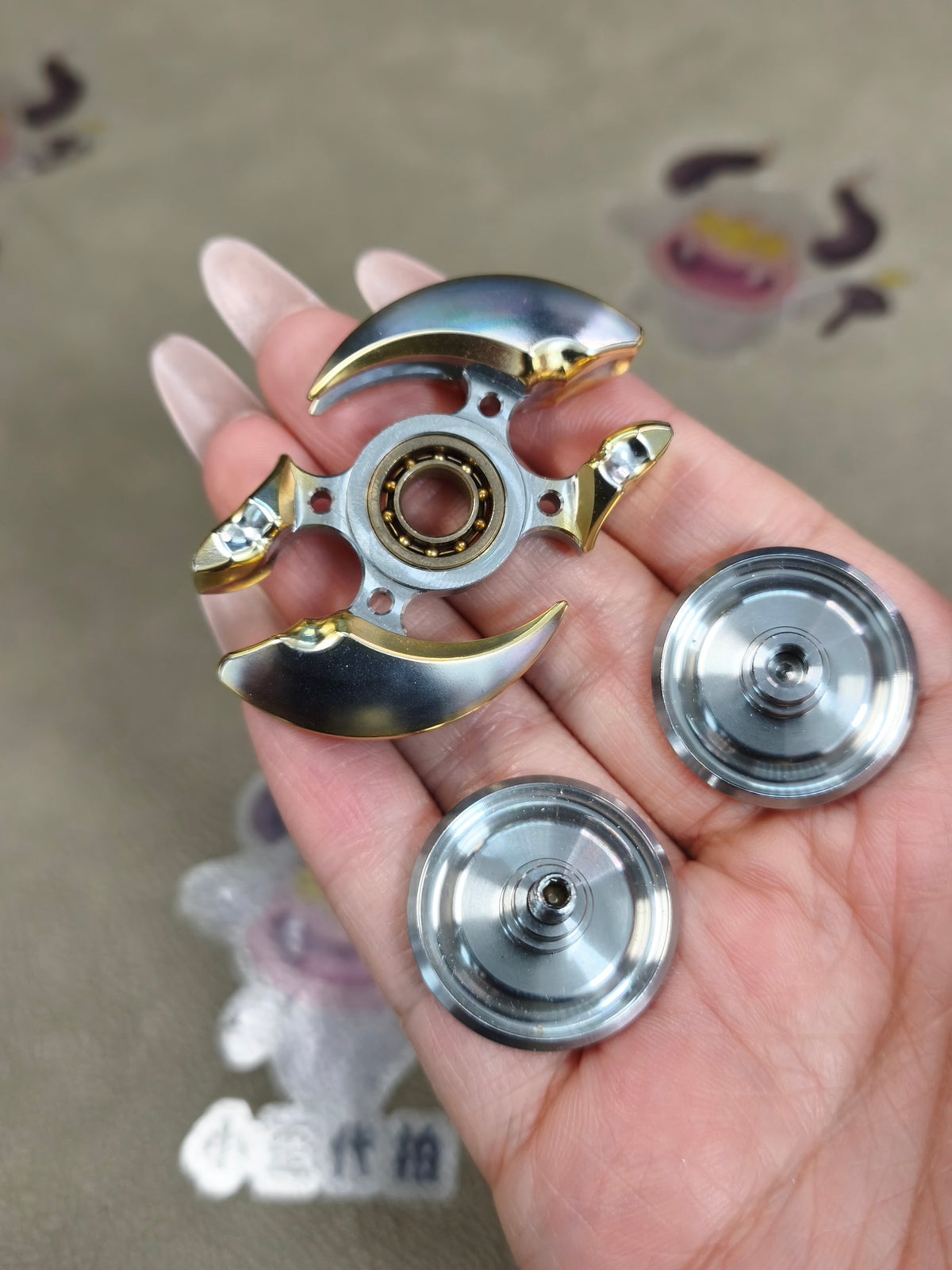 Sabertooth Stainless Steel Gold Plated