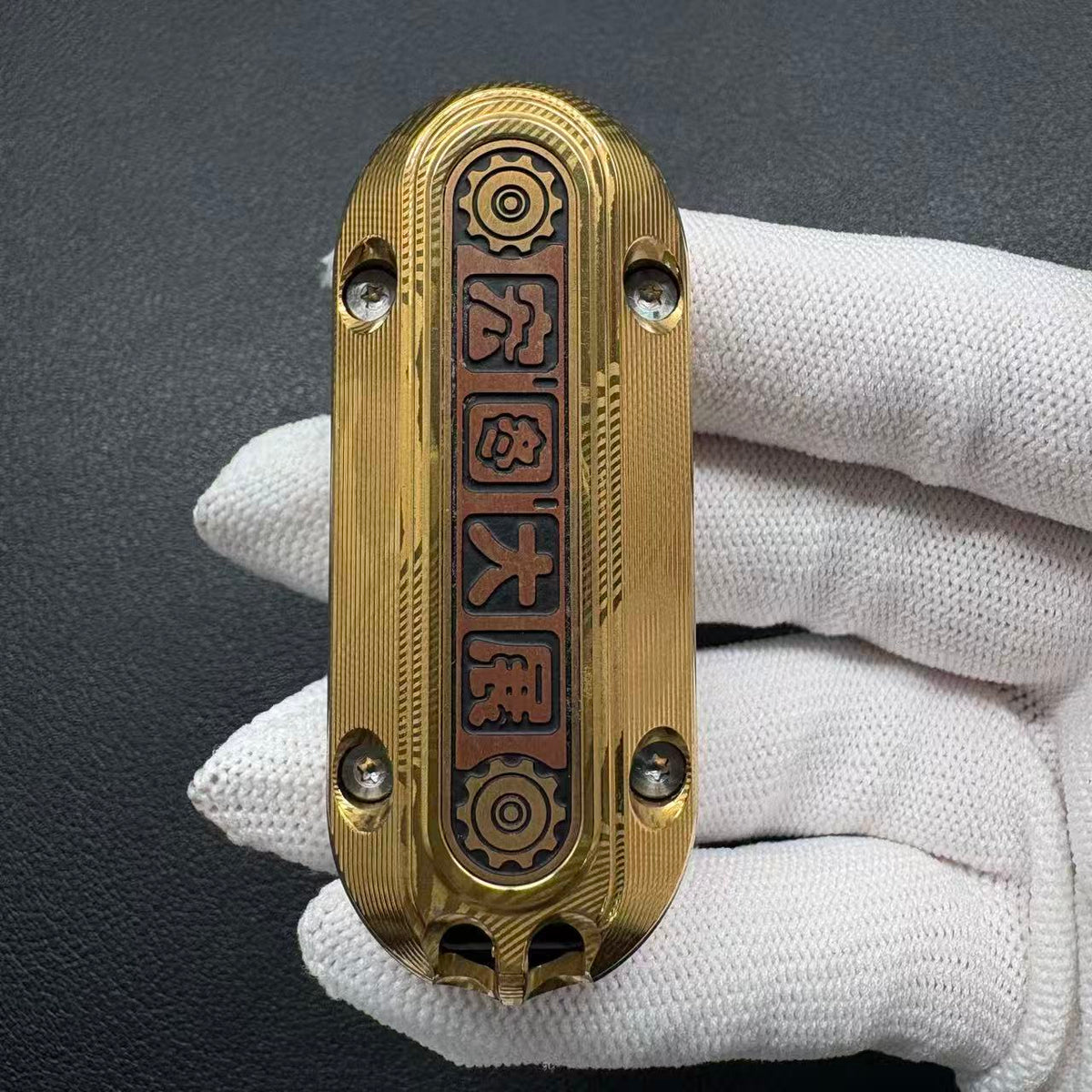 Cyber Jiaotu Damasteel Gold Plated