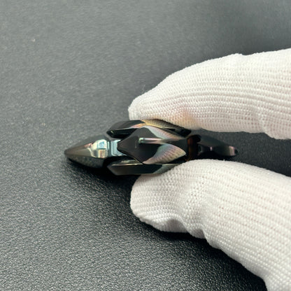 Owl Zirconium Polished Oil Slick