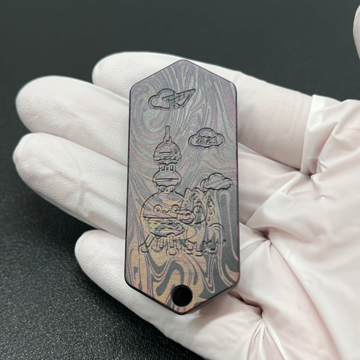 Plane Zirconium Color-Anodized Engraved Limited Edition