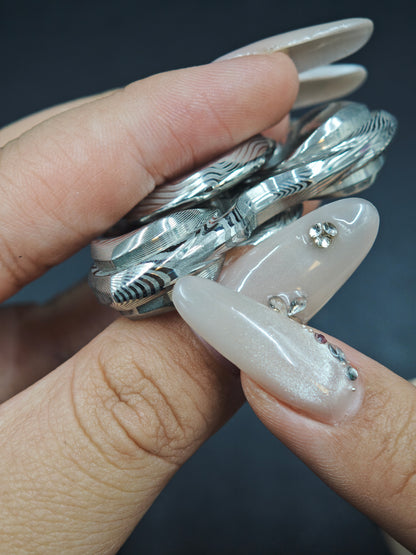 Twin Plume Damasteel
