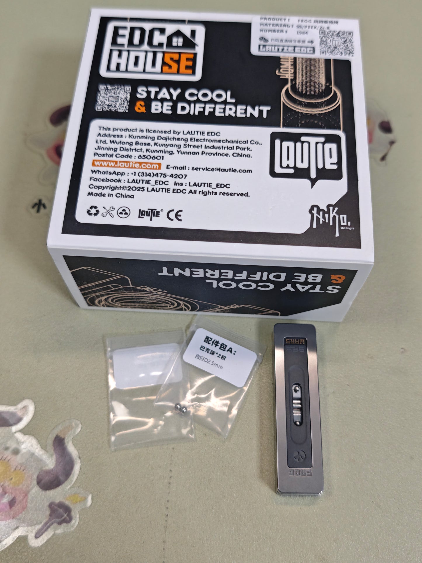 Frog Zirconium PEEK Stainless Steel