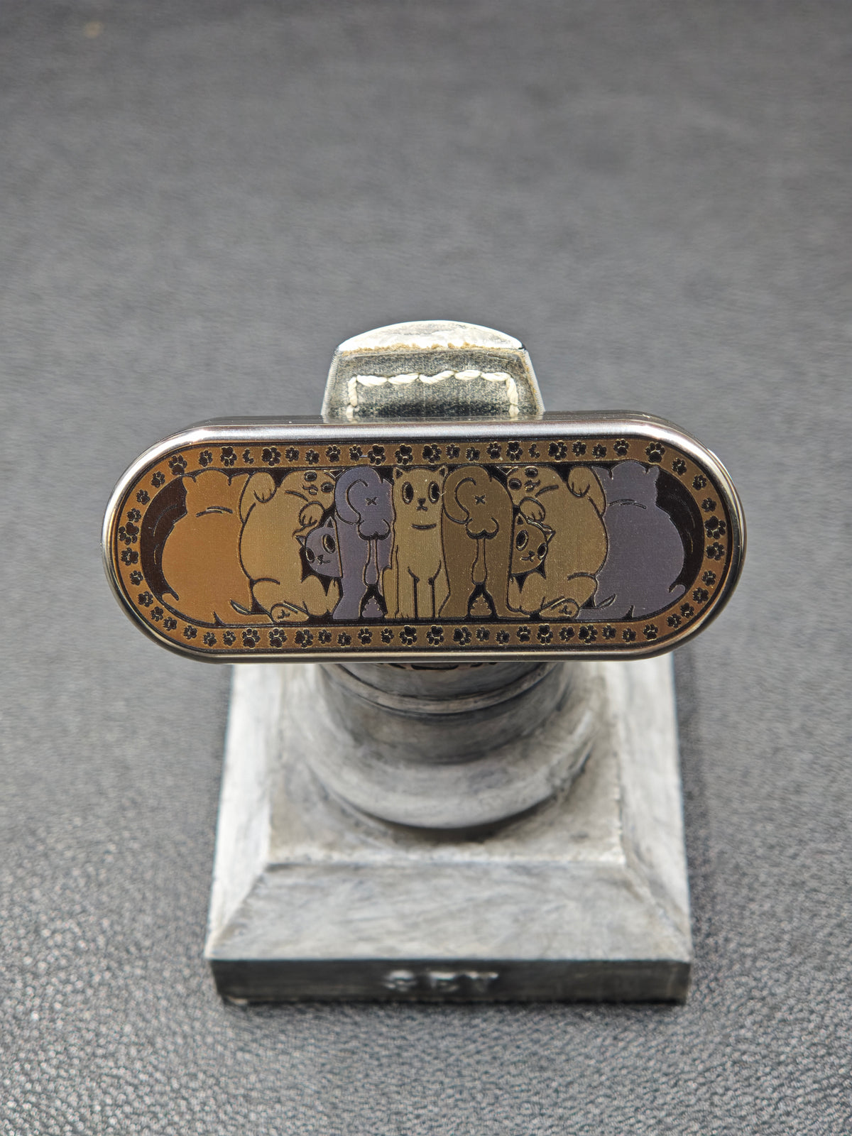 Ming Yin Titanium Engraved