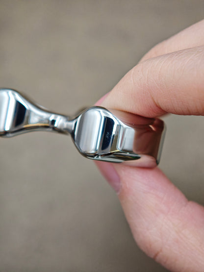 Three-Leaf Horizon OG Stainless Steel Polished