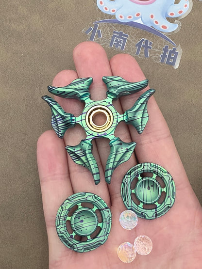 Sandblasted Medusa 2.0 Titanium Color-Anodized 1 of 3