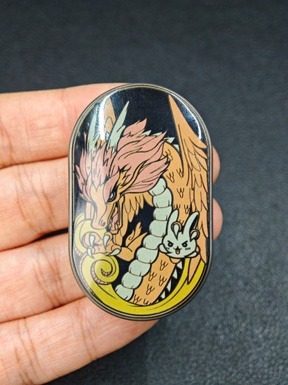 Dragon Rhythm Titanium Resin-Sealed