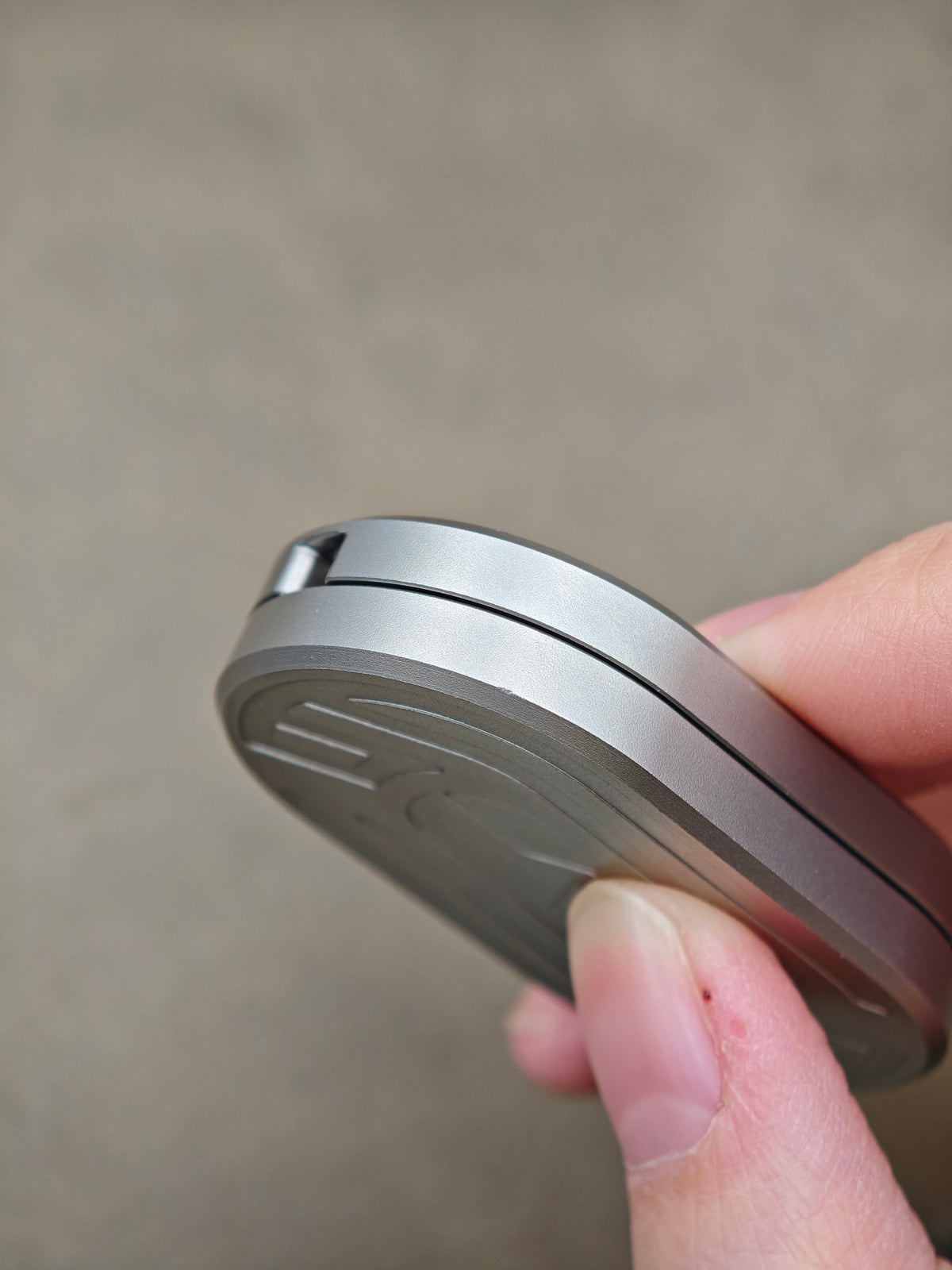Groove Stainless Steel Blasted