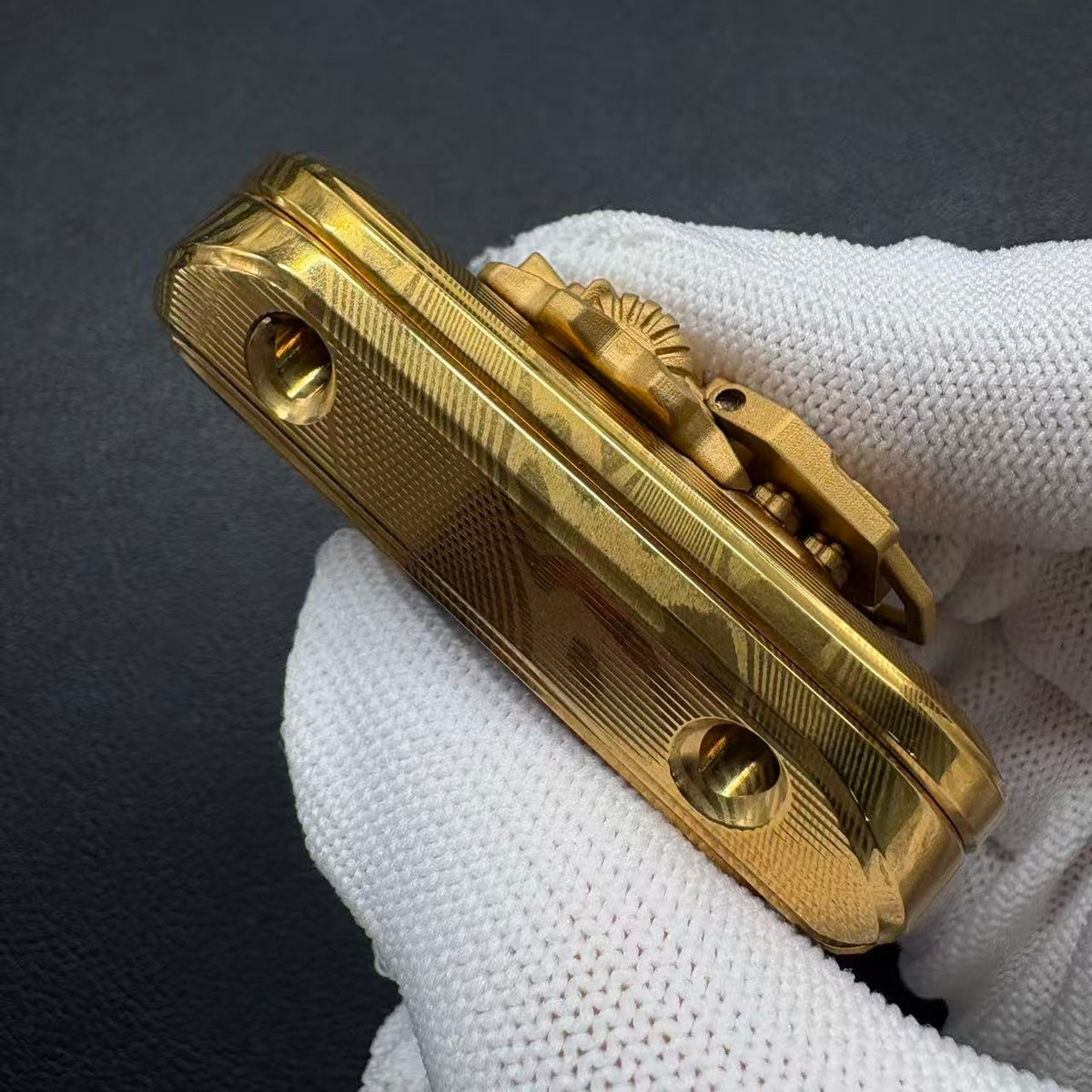 Cyber Jiaotu Damasteel Gold Plated