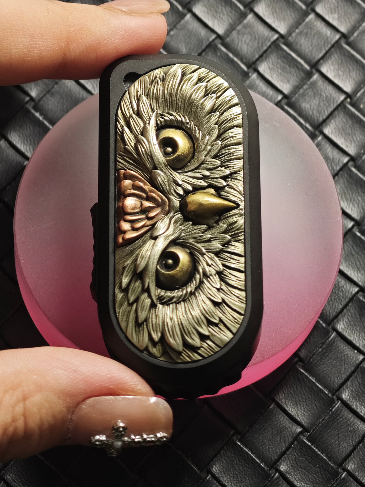 Owl Stainless Steel PVD Coated
