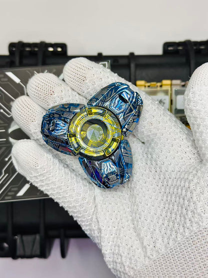 Shock String Titanium Engraved Polished