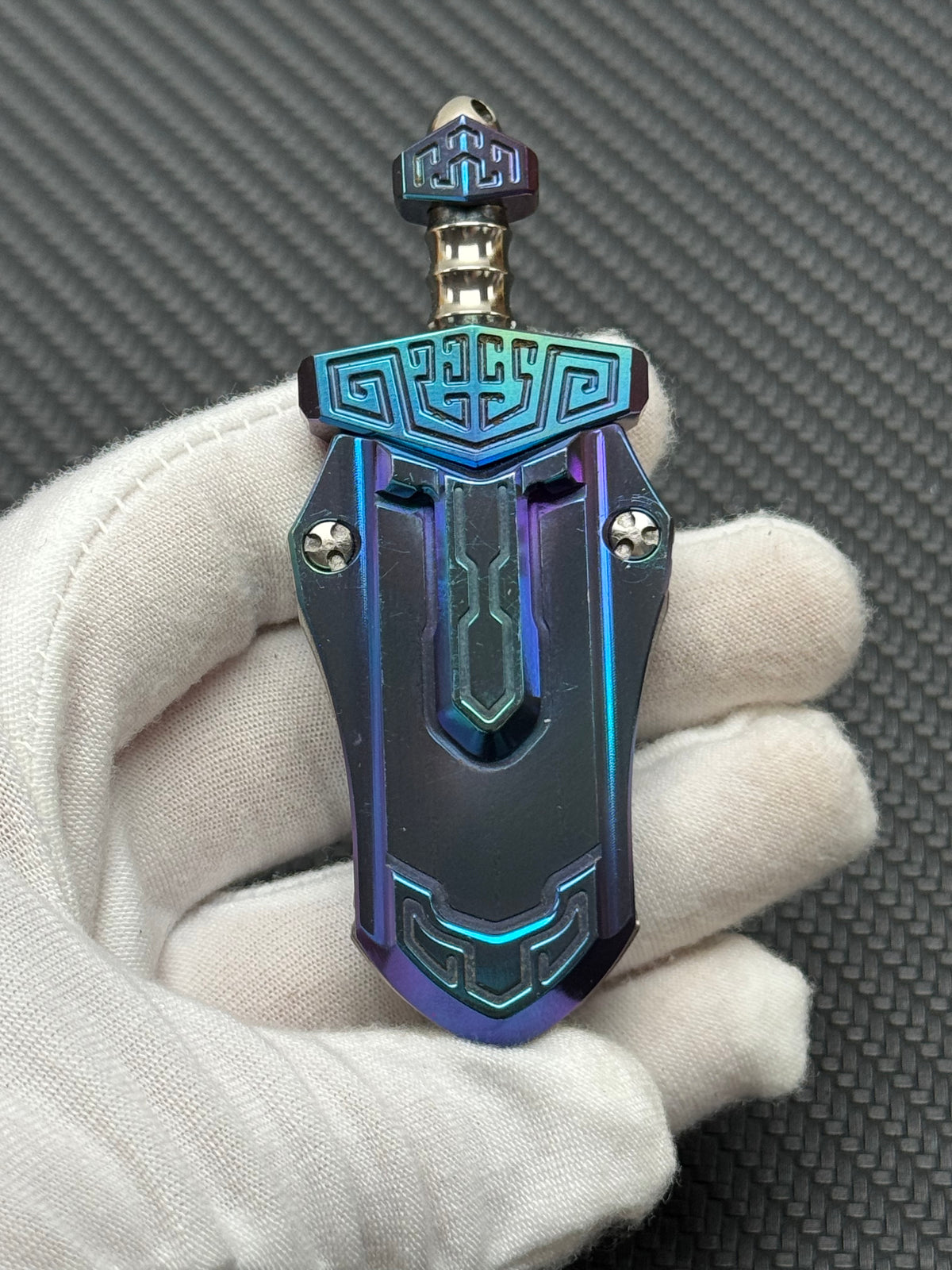 Taia Sword Zirconium Oil Slick
