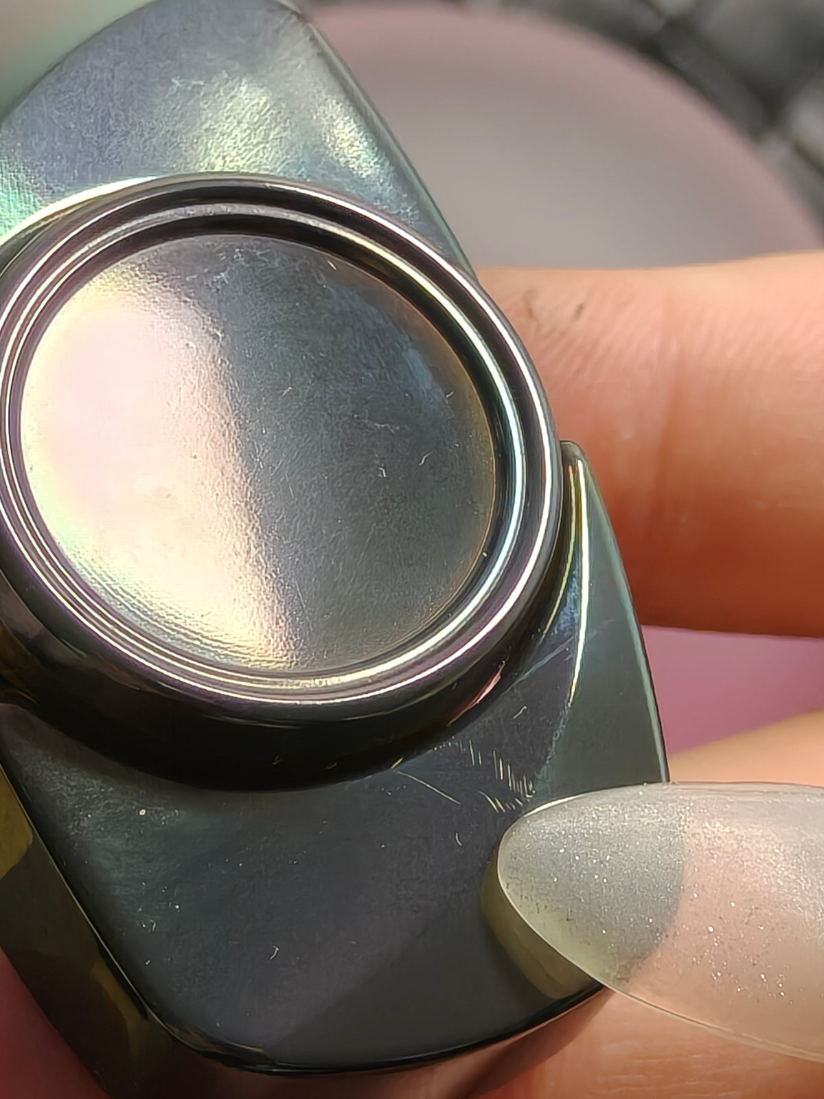 Premium Exquisite Cloud Zirconium Oil Slick