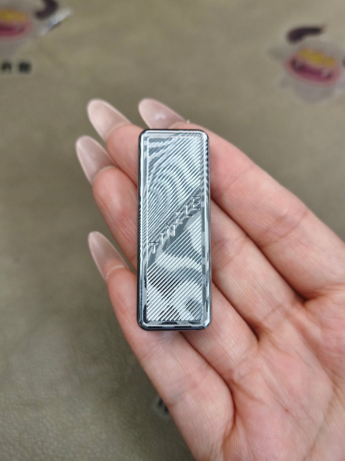 Jingle Bell Damasteel Etched Polished
