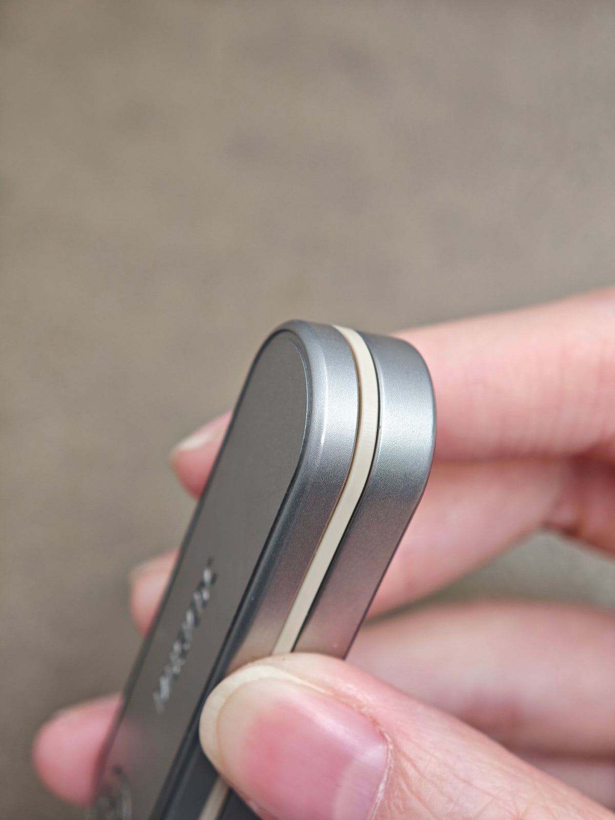 Slider Stainless Steel Blasted