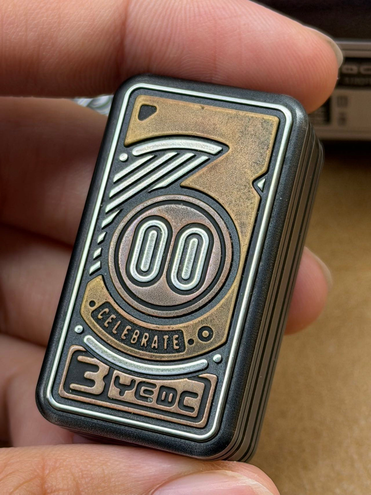 3rd Anniversary Golden Pig Stainless Steel