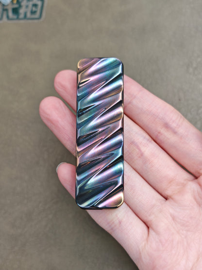 Tita Zirconium Polished Oil Slick