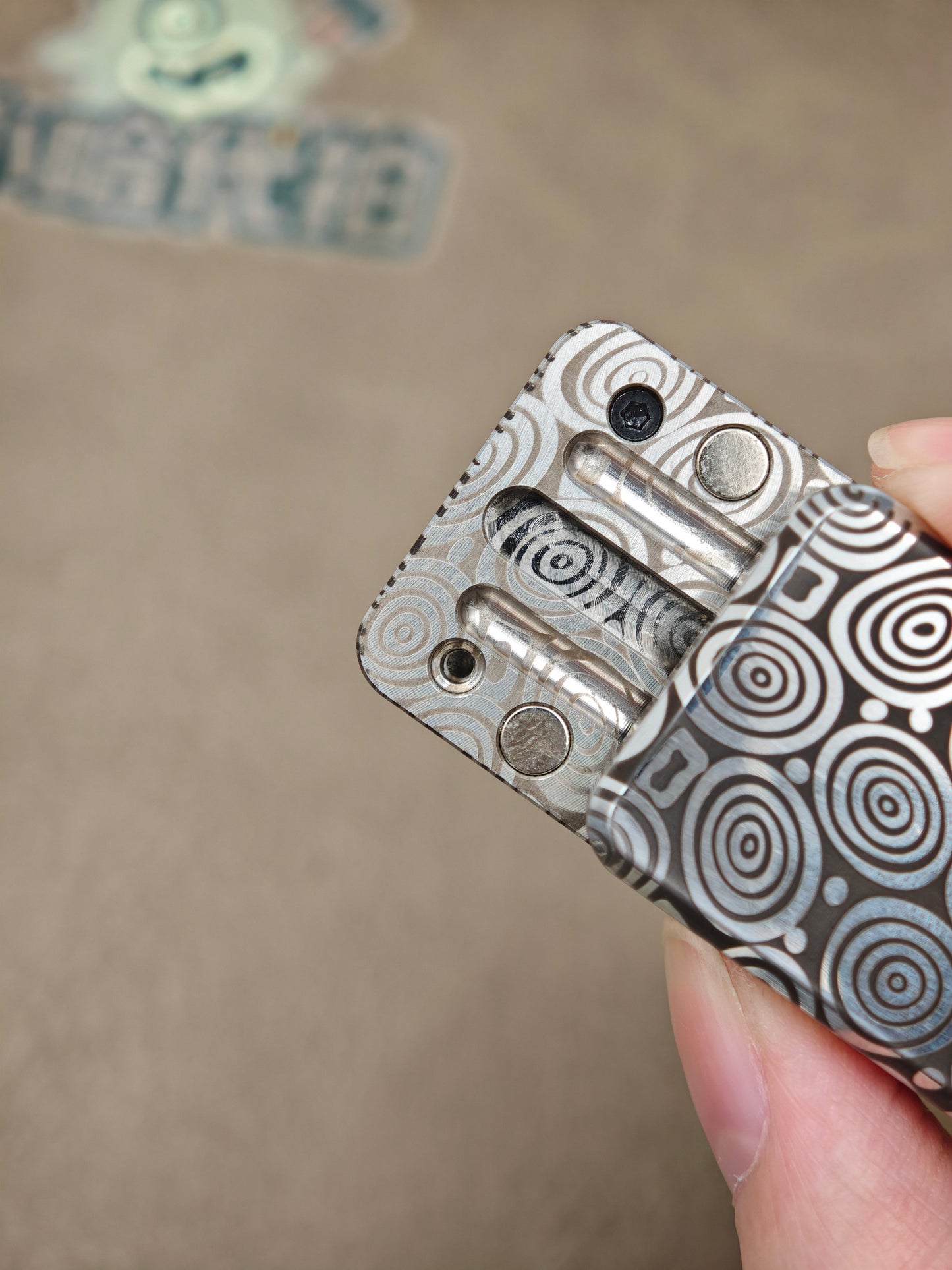 Q1 Stainless Steel Engraved