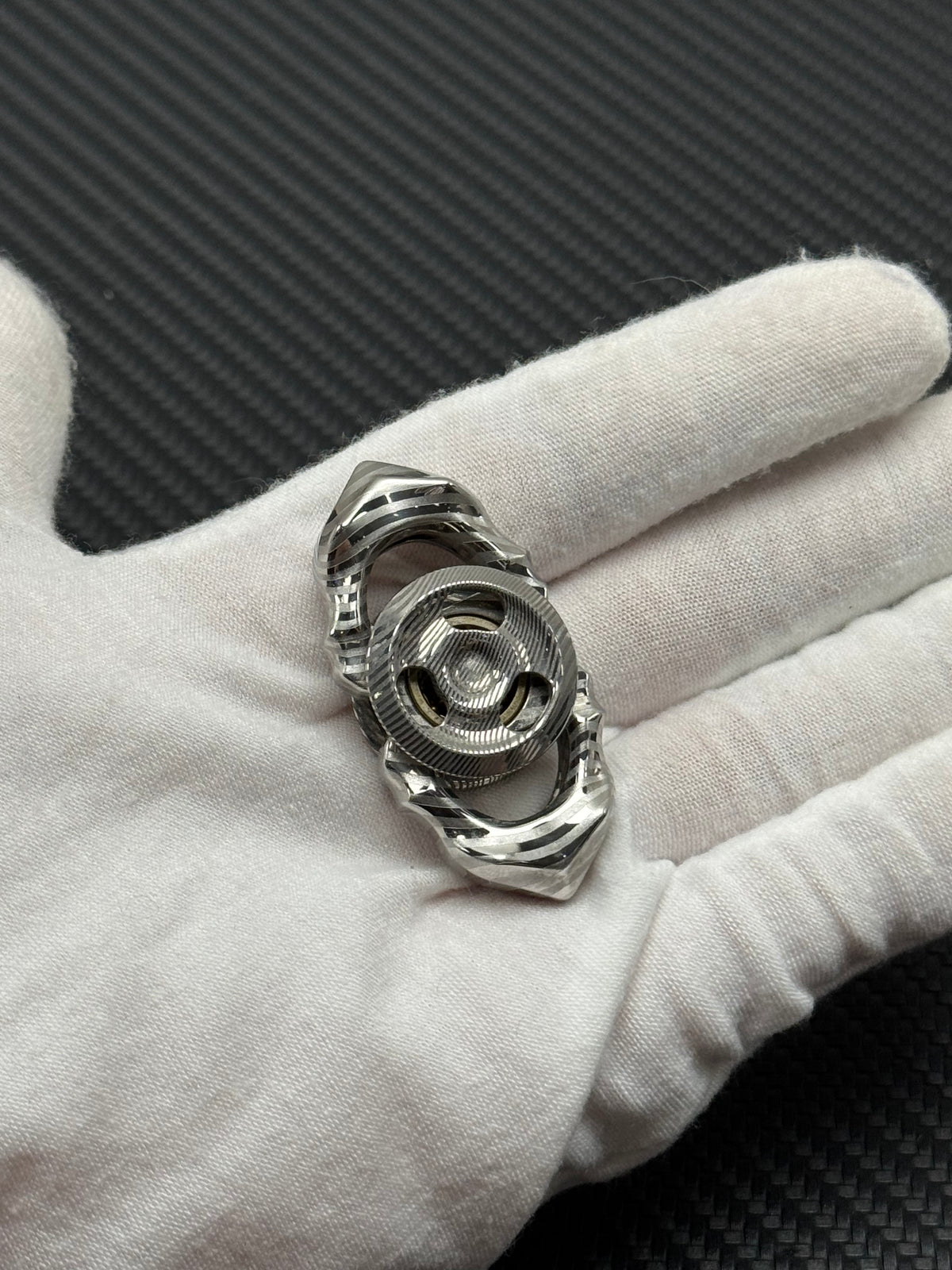 Thorns And Fog Damasteel Etched Polished