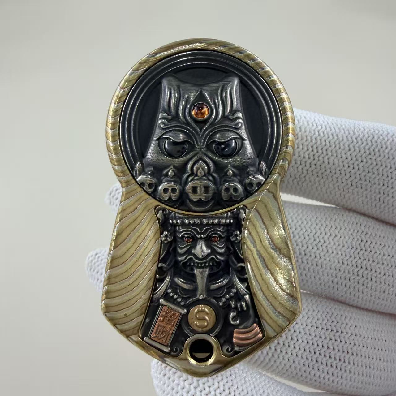 Demon Subduing Toga Tangcao Pattern Mokume