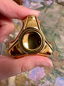 Fang Stainless Steel Gold Plated Polished