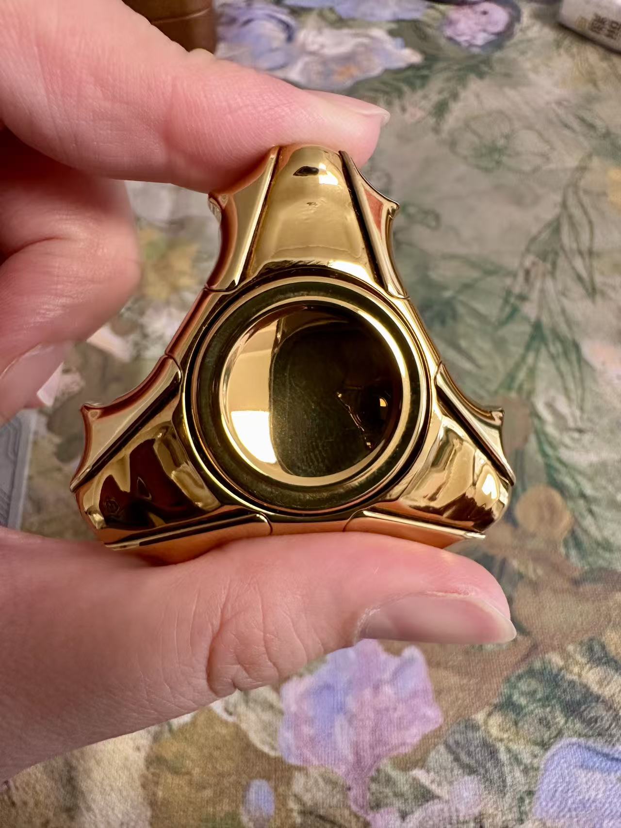 Fang Stainless Steel Gold Plated Polished