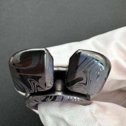 Full Zirconium Engraved Polished