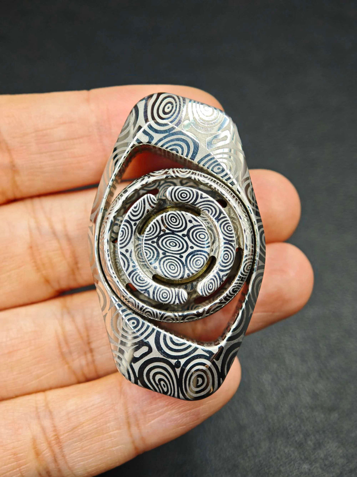 Phantom Dual Leaf Damasteel