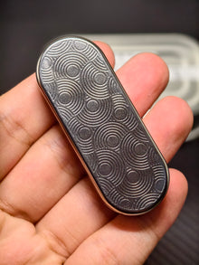 Ming Yin Titanium Color-Anodized Engraved