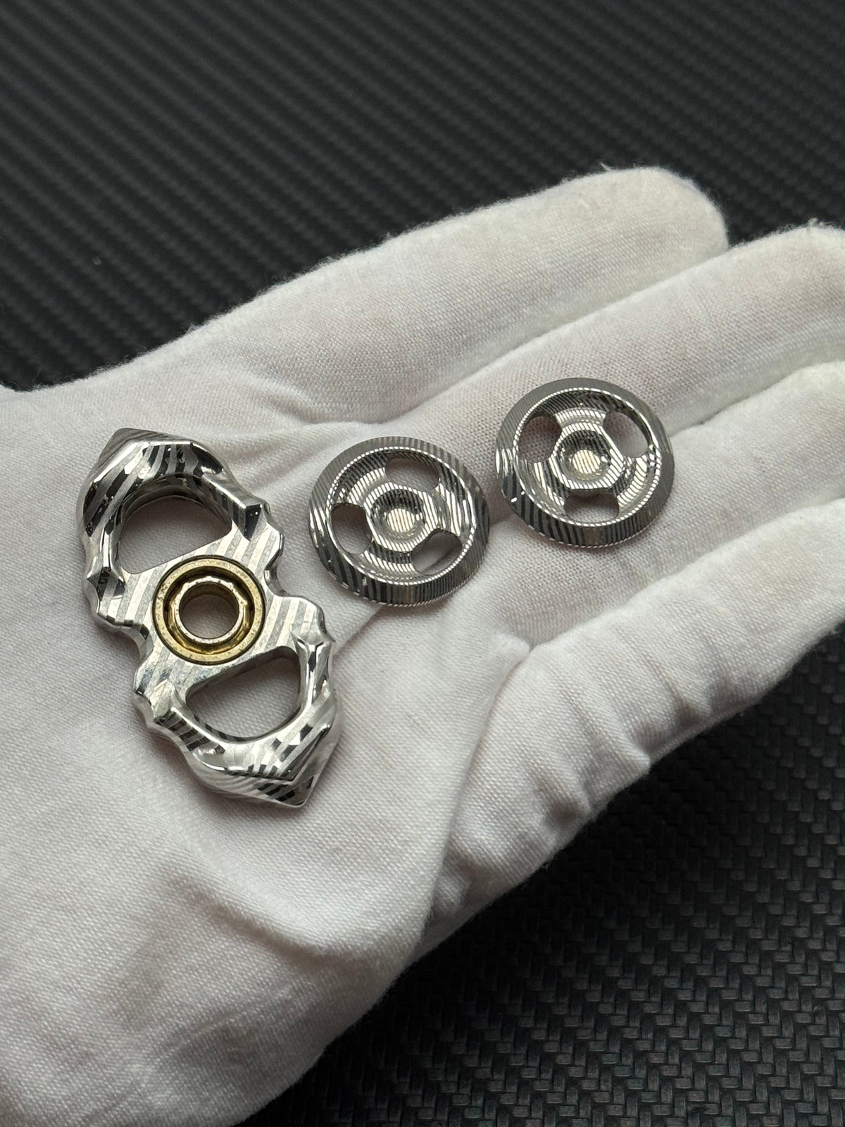 Thorns And Fog Damasteel Etched Polished