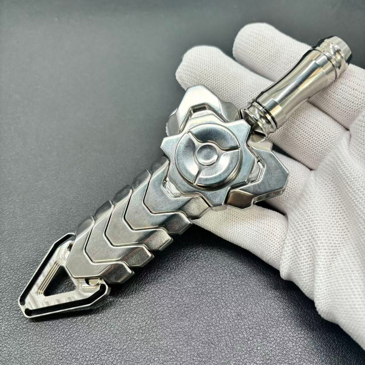 Rattlesnake Sword Titanium Polished