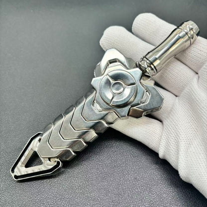 Rattlesnake Sword Titanium Polished