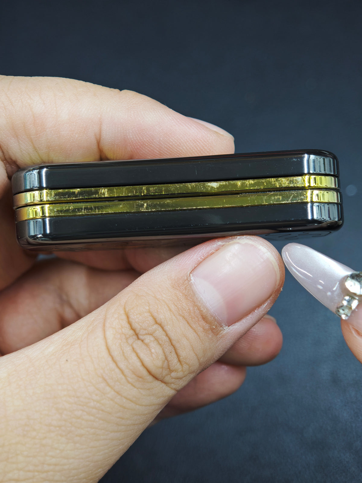Q Mechanical Zirconium Engraved
