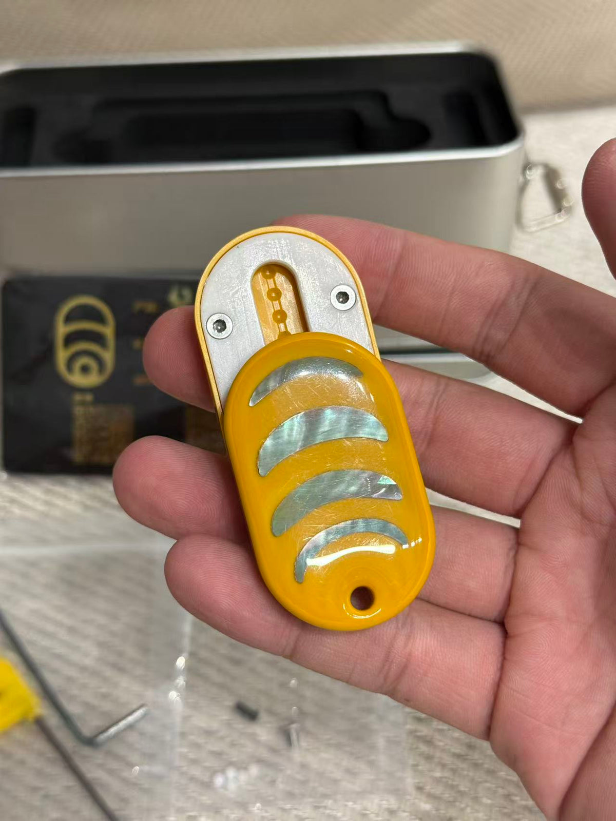 Iridescent Wave MOP Engraved Limited 50