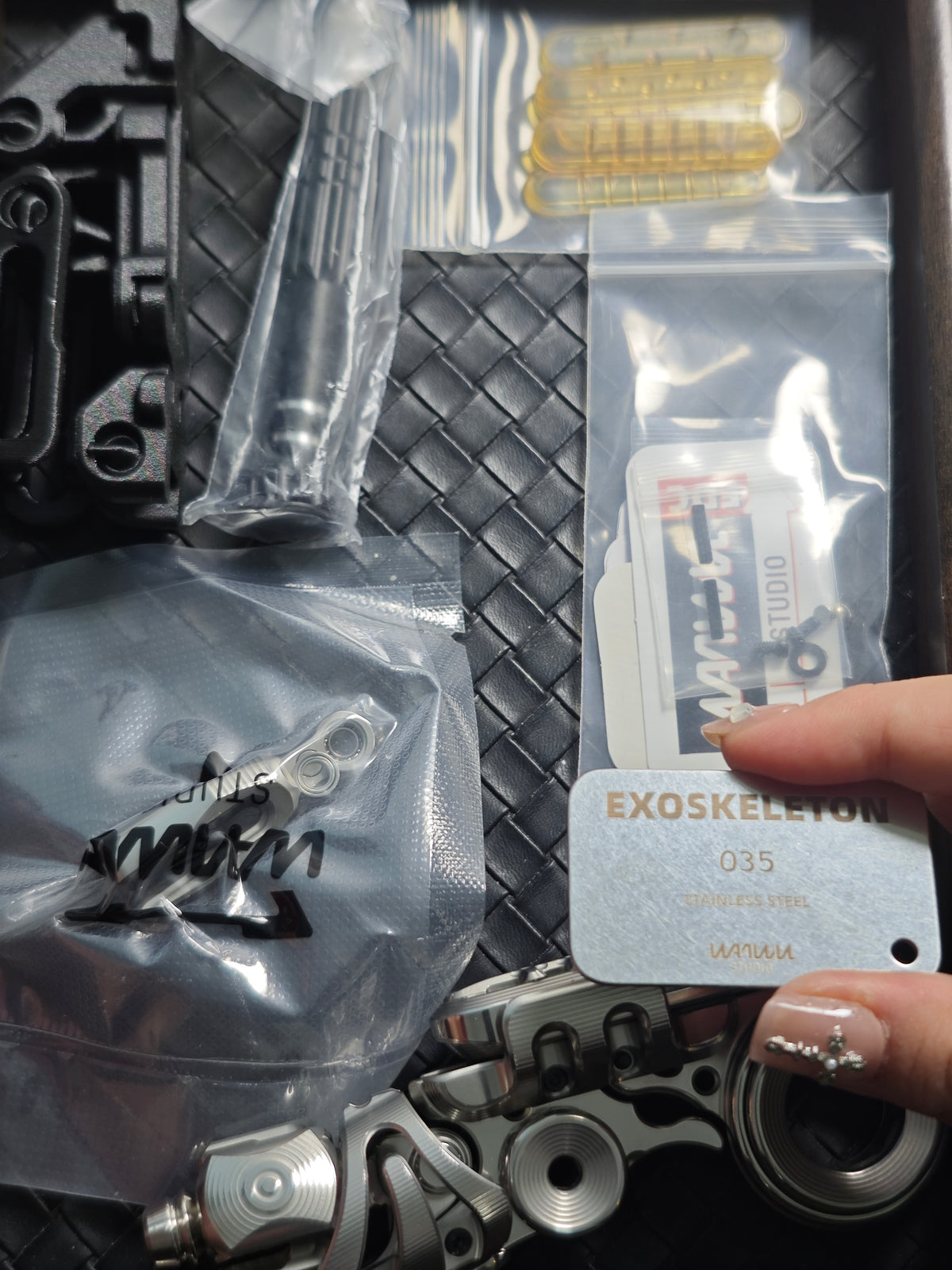 Exoskeleton Magnetic Mechanical Stainless Steel Blasted