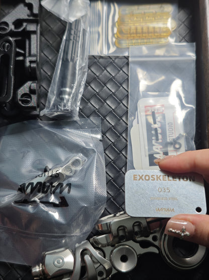 Exoskeleton Magnetic Mechanical Stainless Steel Blasted