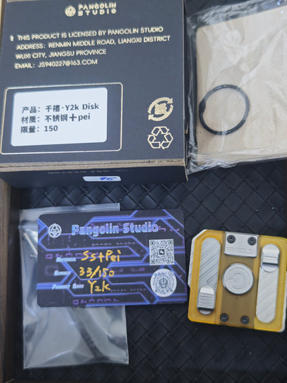 Millennium Y2K Disk Stainless Steel
