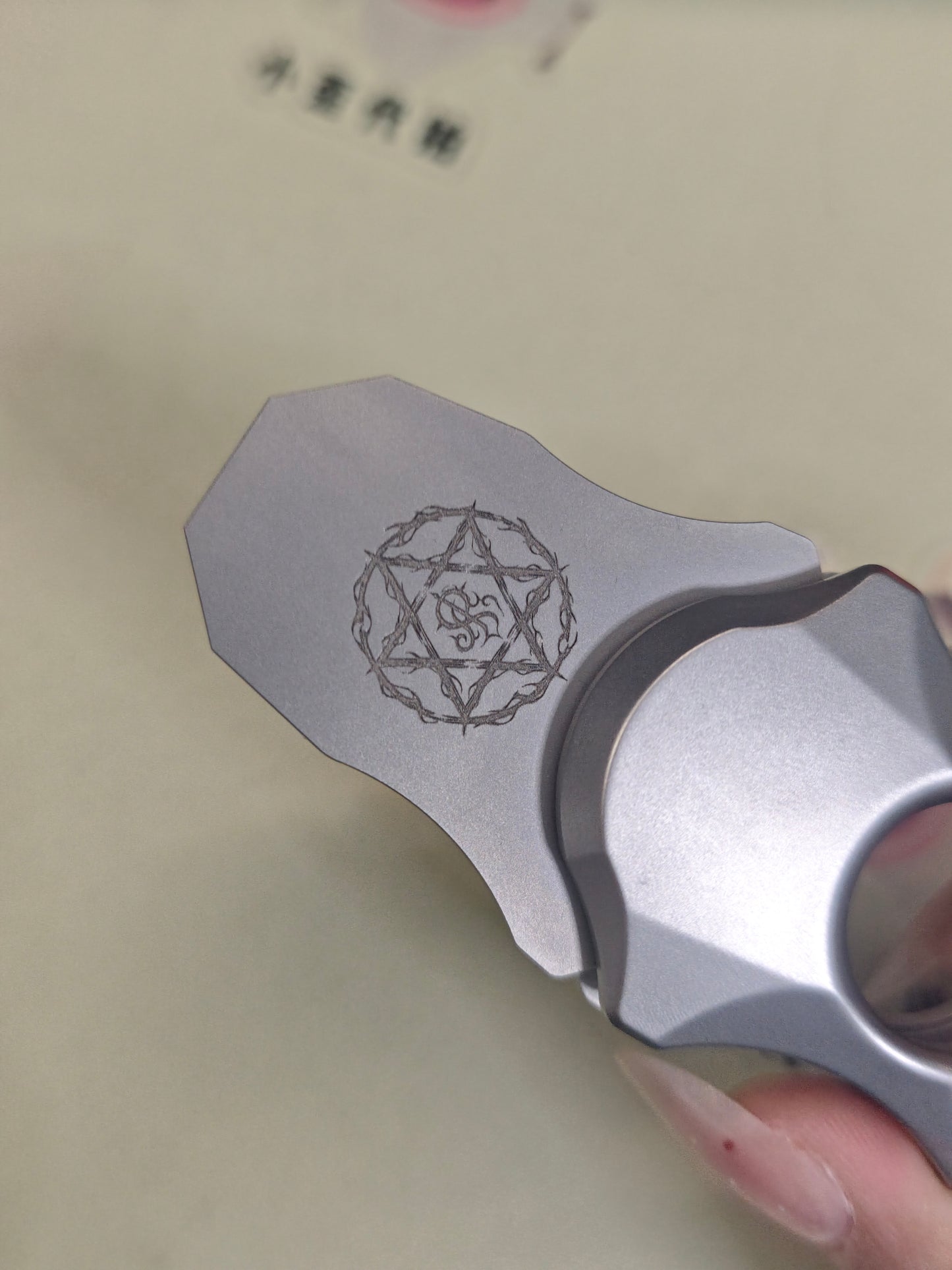 Wufeng Knuckle Pry Bar Titanium