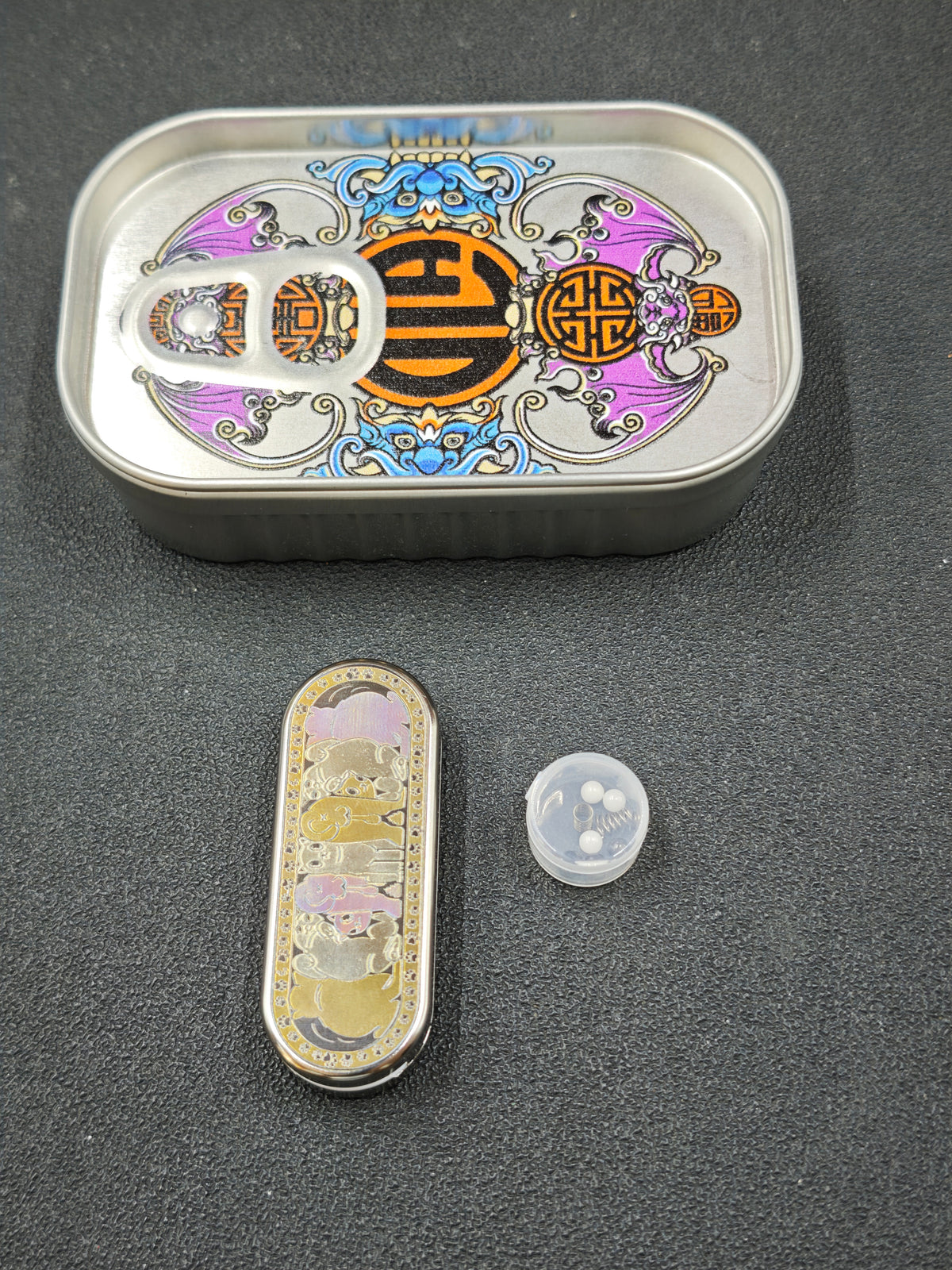 Ming Yin Titanium Engraved