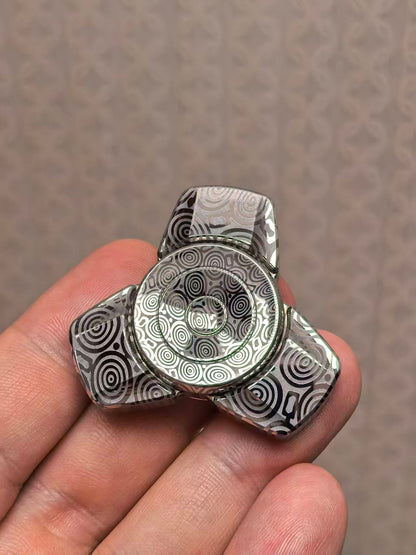 Gentle Breeze Bearing Cap Damasteel Etched