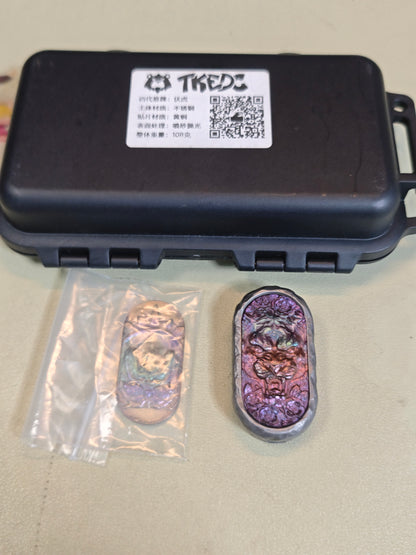 4 Stainless Steel Color-Anodized Stone Textured
