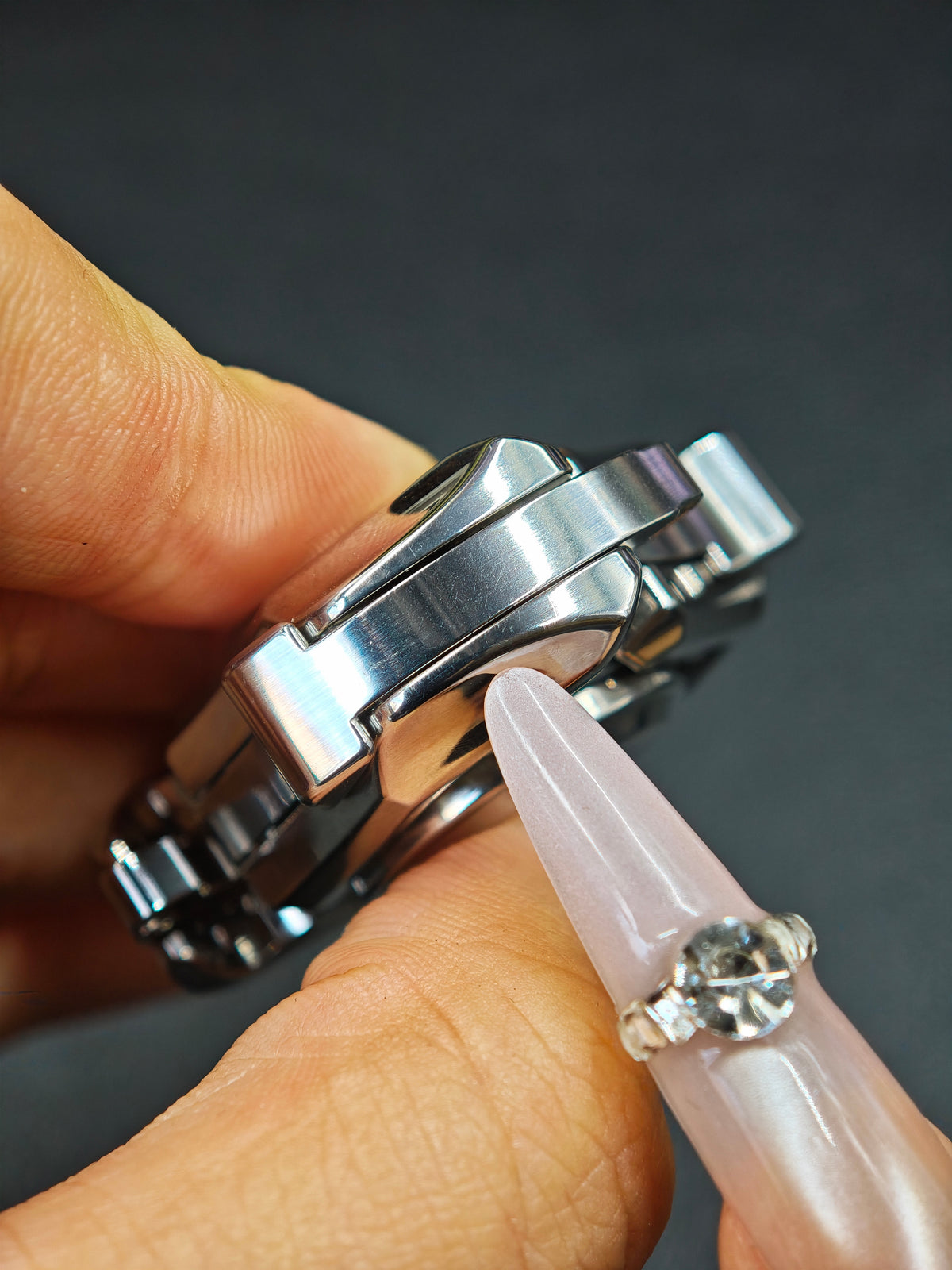 Hidden Blade Stainless Steel Polished