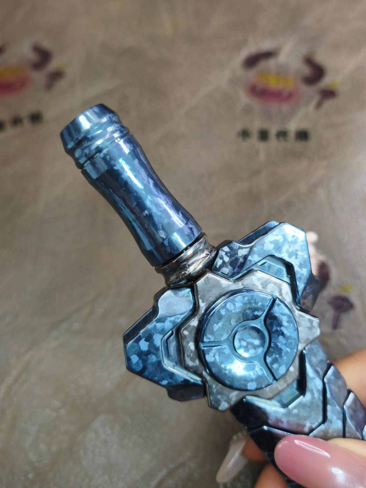 Rattlesnake Sword Titanium Color-Anodized
