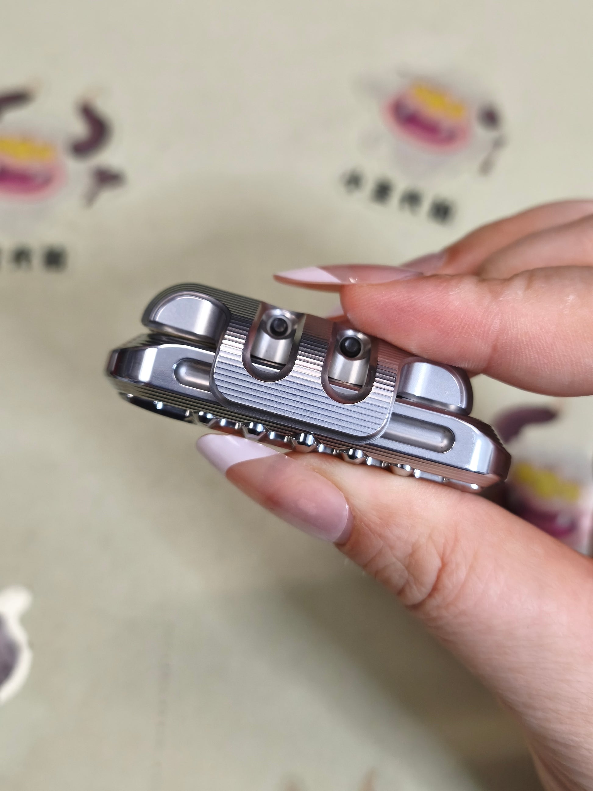 Exoskeleton Magnetic Mechanical Stainless Steel Blasted