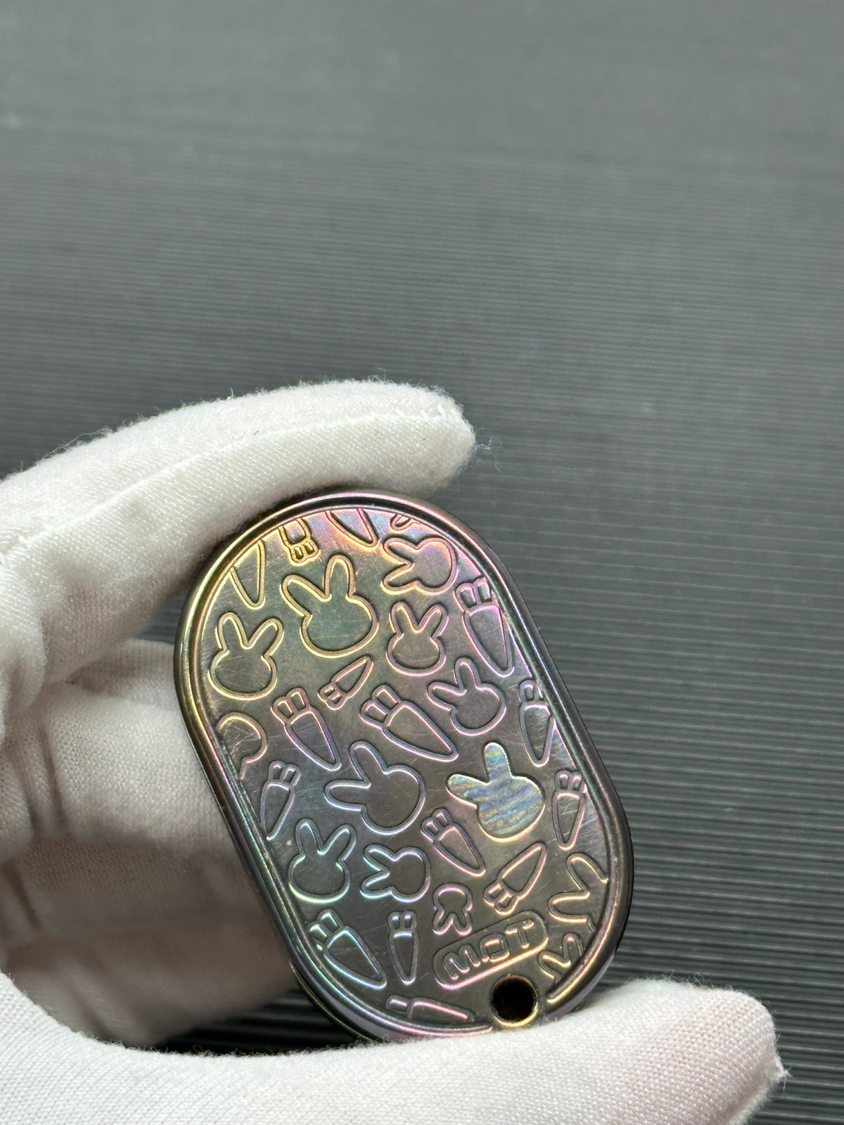 Grumpy Rabbit Rhythm Zirconium Oil Slick