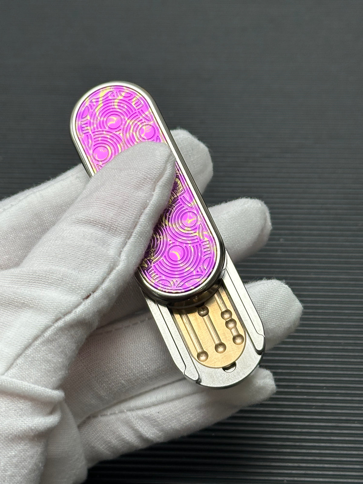Ming Yin Titanium Engraved