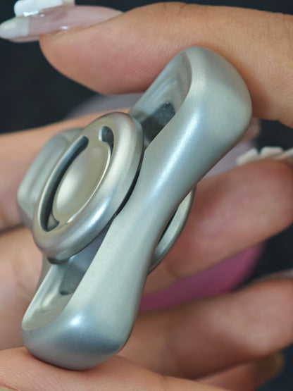 Folding Leaf Mini Stainless Steel Blasted