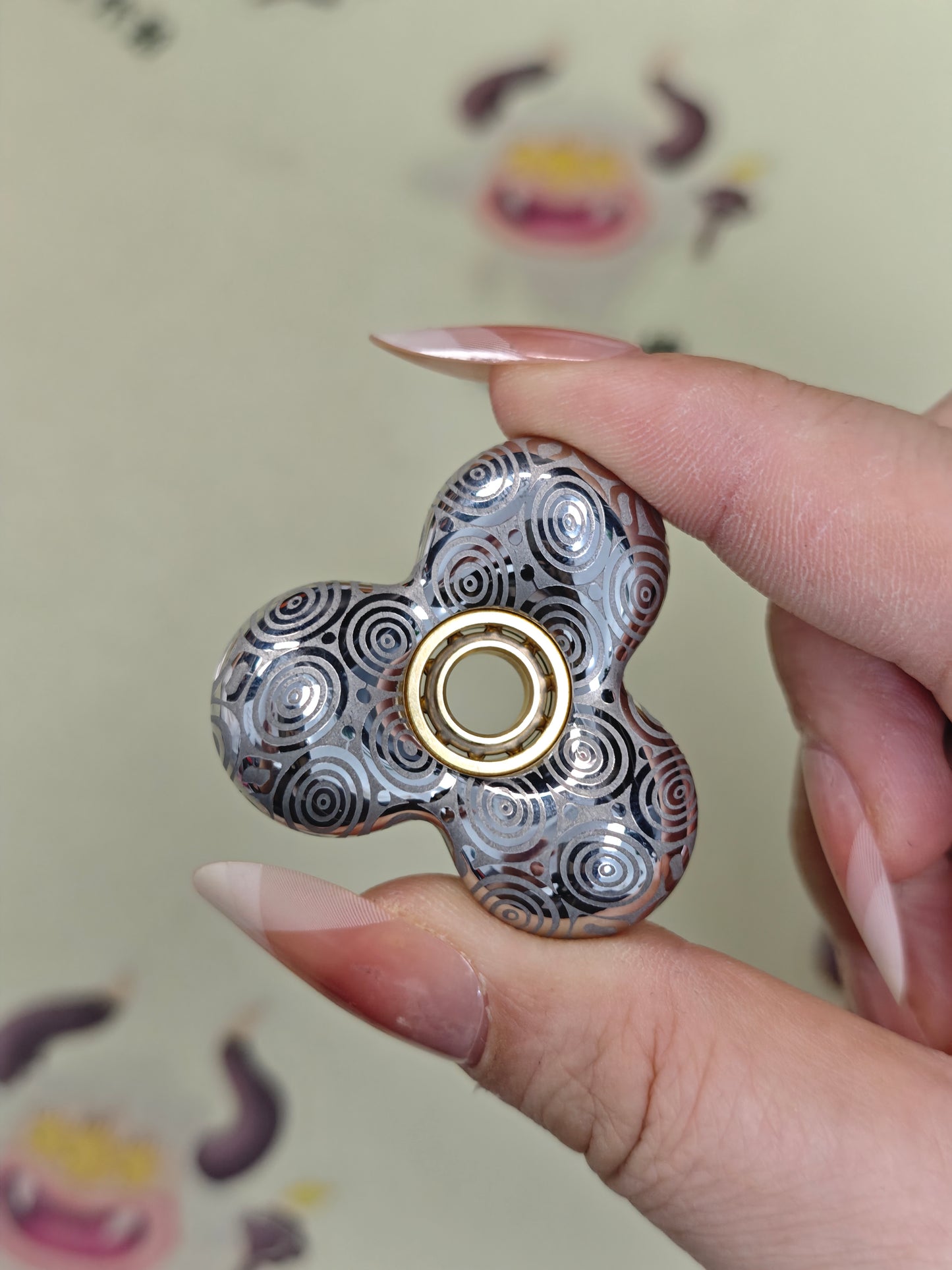 Cell Mini Damasteel Etched