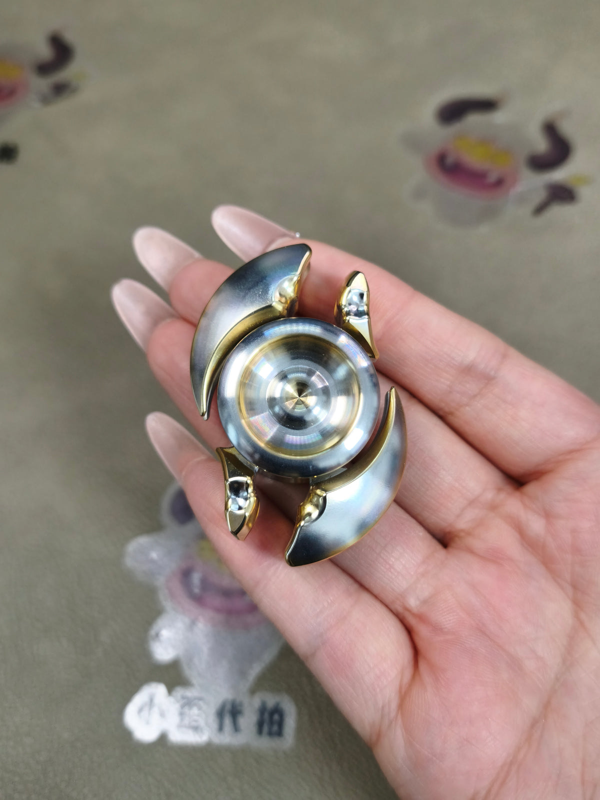 Sabertooth Stainless Steel Gold Plated